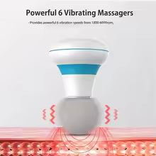 Handheld muscle massager for back pain with powerful six vibrating heads from Clarify.pk