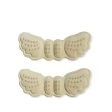 Clarify.pk beige heel pads for women shoes with soft cushioning and perforated design for comfort