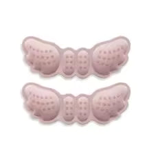 Clarify.pk pink silicone heel pads for women shoes with butterfly shape cushioning for comfort