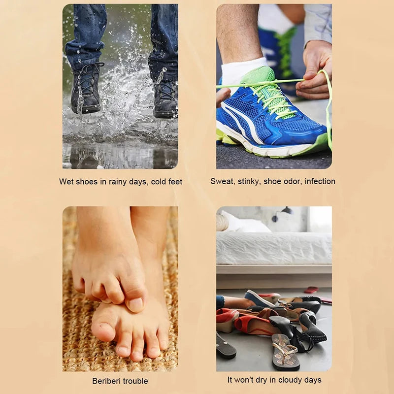 Clarify.pk Intelligent Timer Shoe Dryer prevents wet shoes, sweat odor, beriberi trouble, and drying issues in cloudy weather