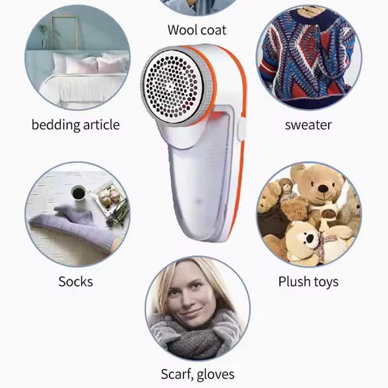 Corded lint remover for clothes with multiple uses for knitted sweater, wool coat, bedding, socks, scarves, and plush toys