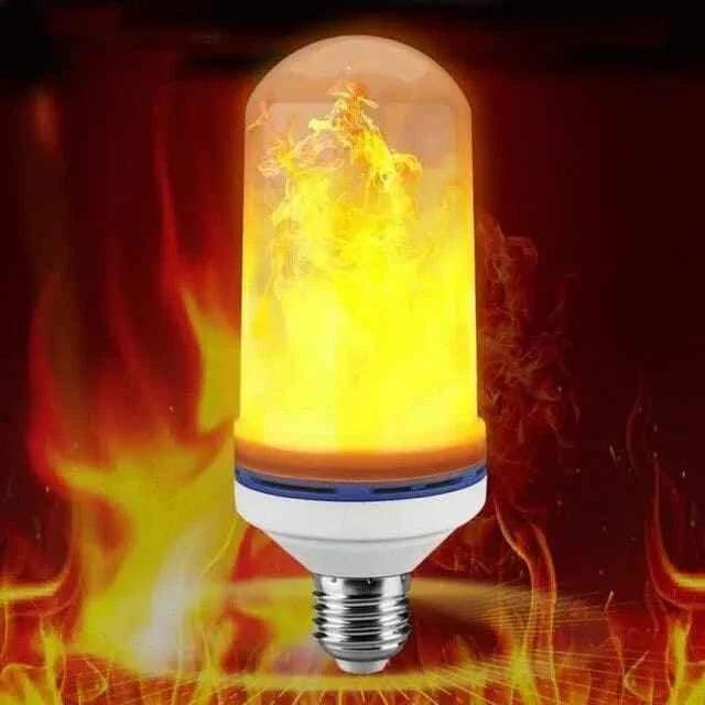 Clarify LED flame effect bulb with realistic flickering flame design and standard screw base