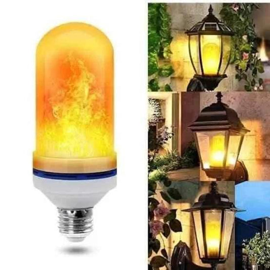 Clarify LED flame effect bulb with realistic flickering flame design for decorative outdoor lanterns