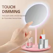 Clarify.pk led makeup mirror with light featuring touch dimming and adjustable brightness