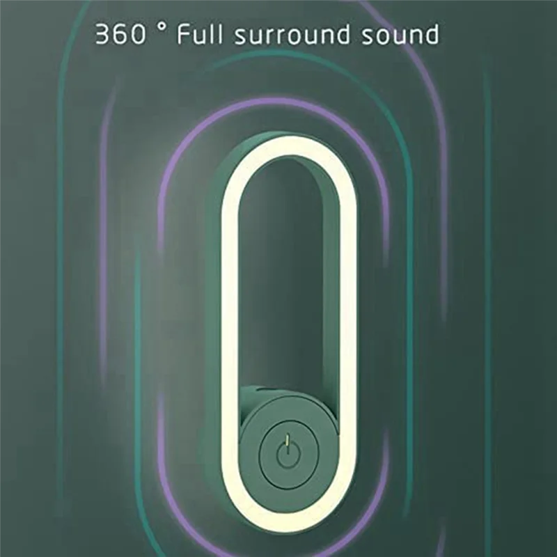 Modern LED sleeping light with sensor featuring 360 degree full surround sound and power button