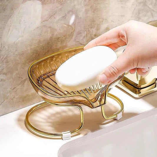 Luxury bathroom soap dish with elegant design, perfect for organizing your bathroom essentials