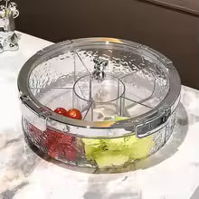 Luxury dry fruit tray from Clarify.pk with multiple compartments for assorted nuts and fruits