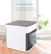 Clarify.pk mini portable air conditioner with 90 degree adjustable angle for personalized cooling