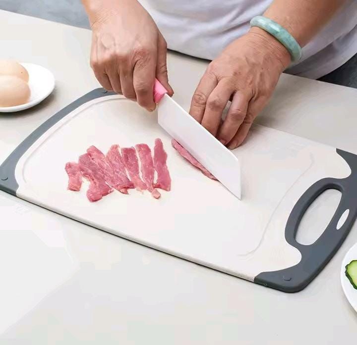 Multi - Functional Plastic Cutting Board – 23x38 cm Fruit & Veg Chopper - Clarify.pk