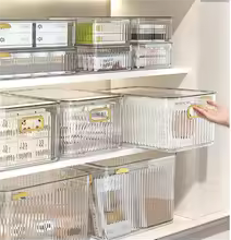 Multi-purpose household storage box from Clarify.pk organized in a modern cabinet with clear design