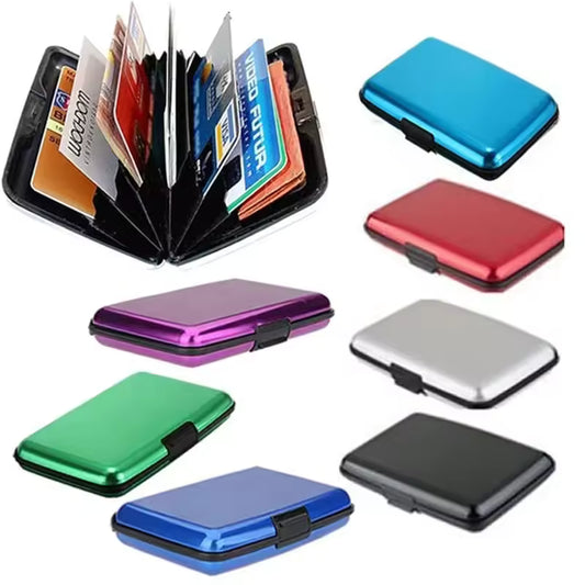 Clarify.pk aluminium wallet for cards available in multiple colors with secure card storage