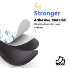 Clarify.pk black cable management tool with strong 3M VHB adhesive material for secure stickiness