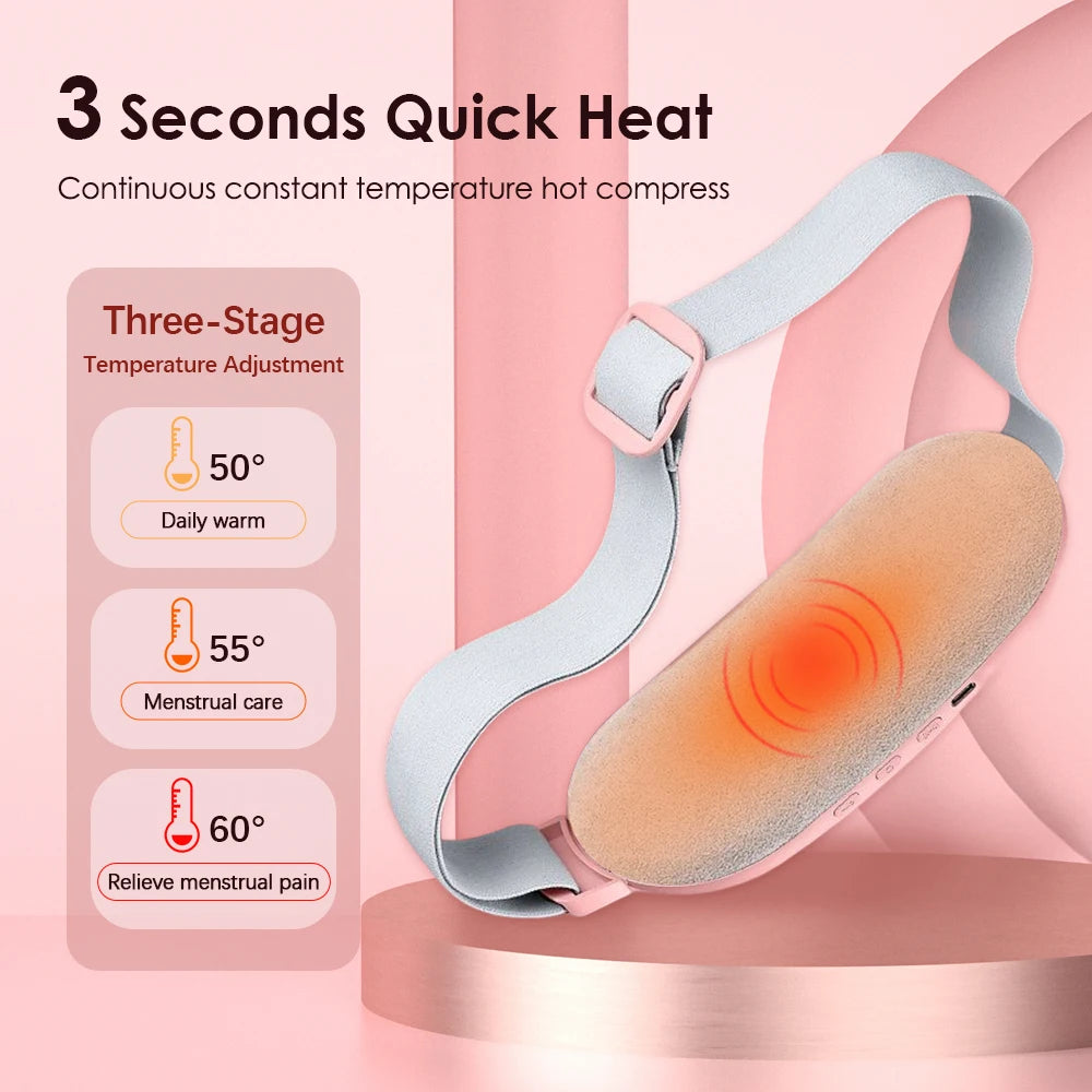 Clarify.pk period cramp relief belt with three-stage temperature adjustment for menstrual pain