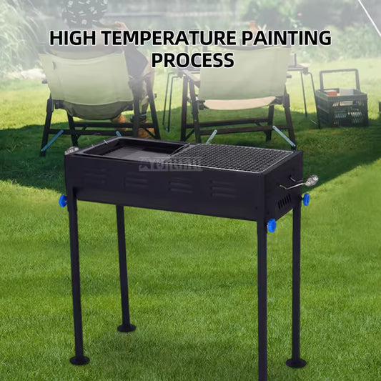 Clarify.pk portable barbecue grill for outdoors with high temperature painting process on green lawn