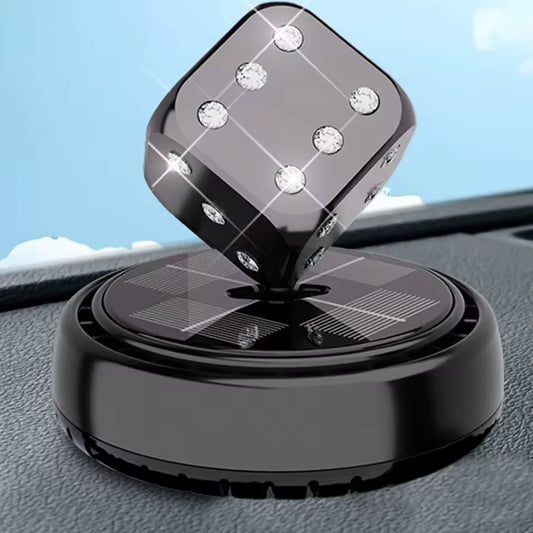 Clarify.pk portable car air purifier with sleek cube design and solar-powered base for fresh car air