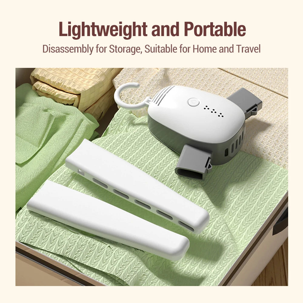 Clarify.pk lightweight and portable clothes dryer disassembled for easy storage and travel use