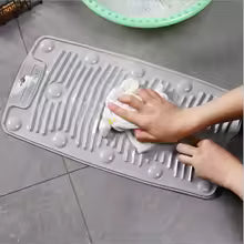 Portable silicone washing board by Clarify.pk with textured surface for effective hand scrubbing