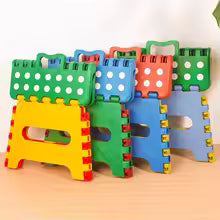 Colorful portable step stool for kids and adults by Clarify.pk, foldable and lightweight design
