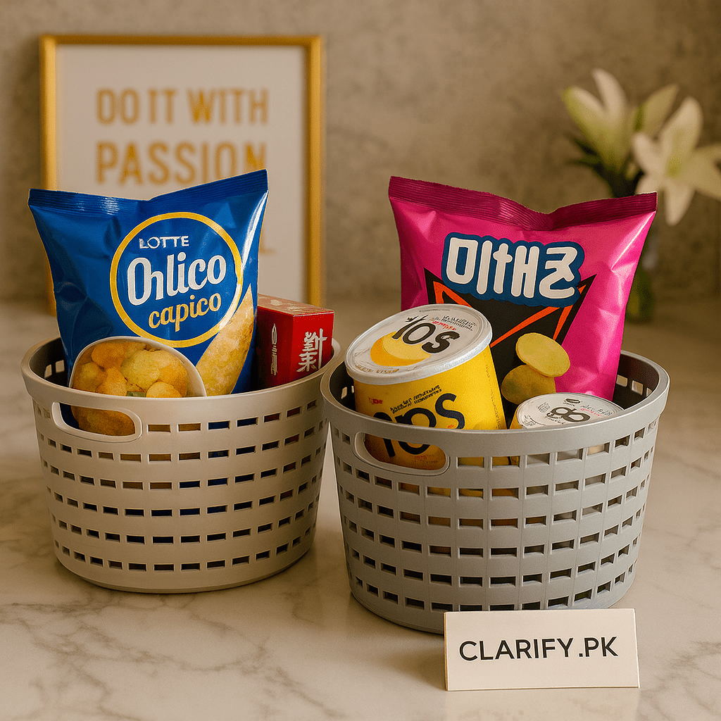 Premium Storage Basket – Multi - Purpose Organizer for Home & Kitchen - Clarify.pk