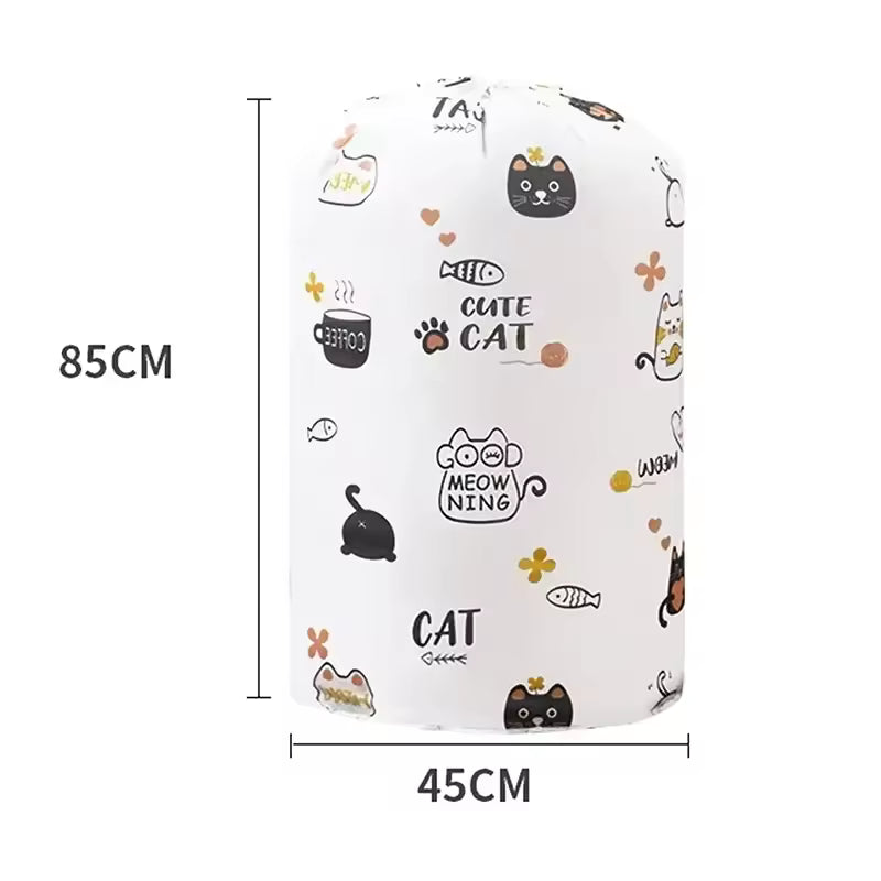 Clarify.pk quilt storage bag for clothes with cute cat print measuring 85cm by 45cm