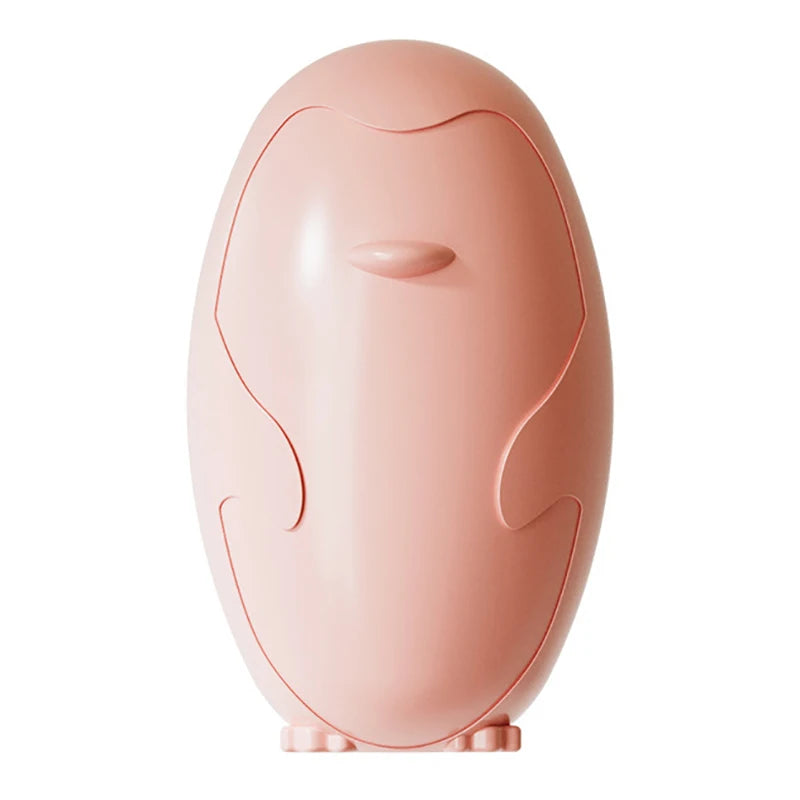 Pink reusable lint remover with ergonomic design for easy fabric cleaning by Clarify.pk