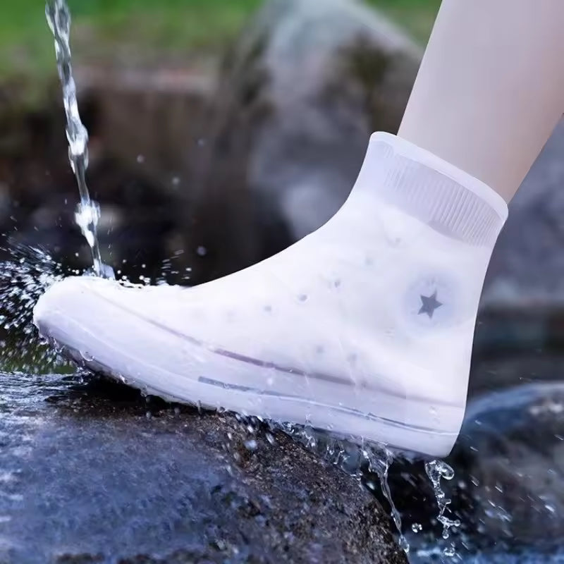 Clarify.pk reusable waterproof shoe covers protecting shoes from water and dirt outdoor