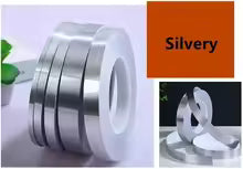 Silvery self adhesive tile stickers tape rolls by Clarify pk for easy home decoration
