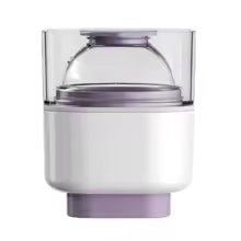 Clarify.pk silicone sphere ice mold in white and purple for making perfect ice spheres