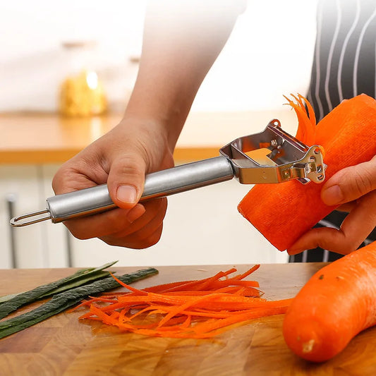 4 in 1 vegetable cutter for kitchen peeling carrots with stainless steel tool by Clarify.pk