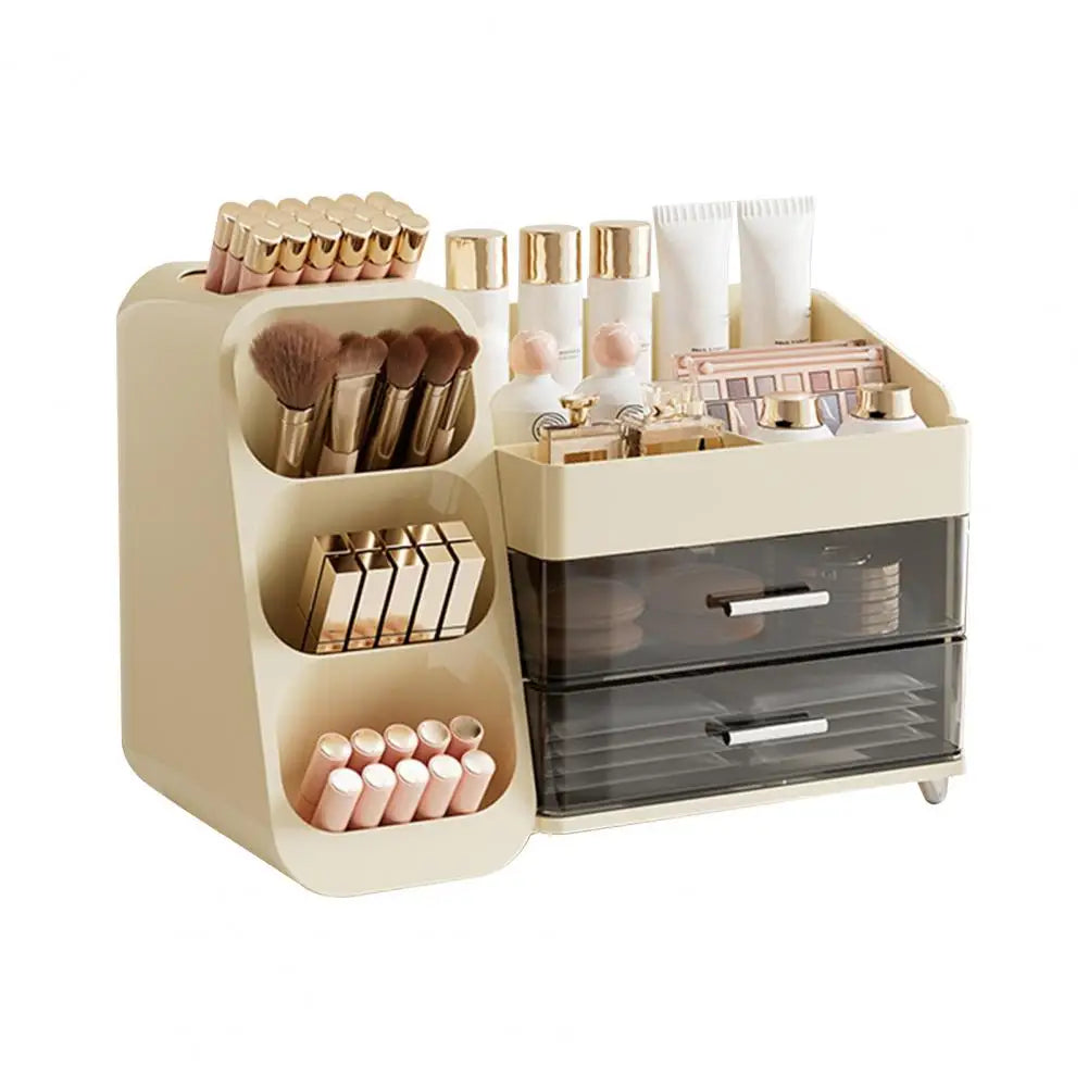 Clarify.pk makeup organizer vanity storage box large capacity with multiple compartments and drawers