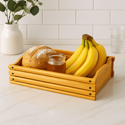 Wooden Basket – Rustic Multi - Purpose Storage & Décor - Clarify.pk